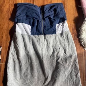 Strapless summer dress